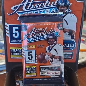 2022 ABSOLUTE FOOTBALL GRAVITY PACK LOT OF 5 PACKS.